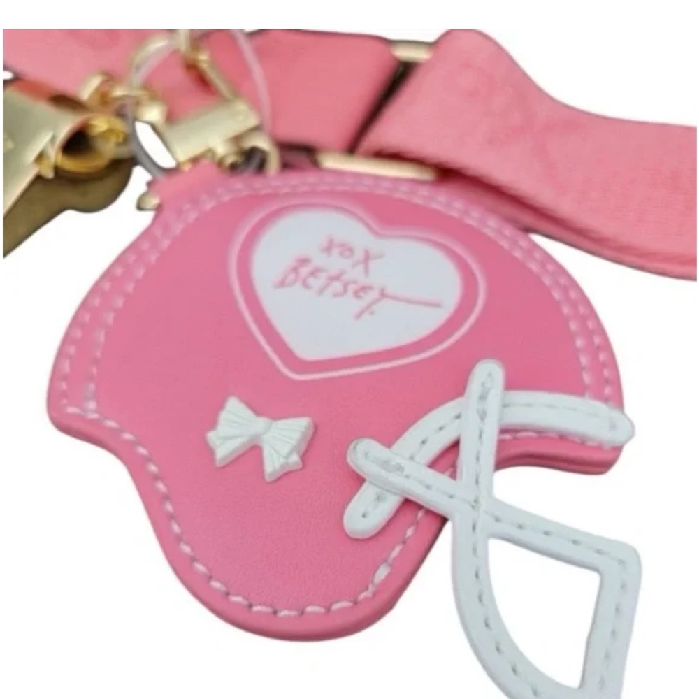 Betsey Johnson Kitsch XOTOSS Football Bag - Picture 6 of 11